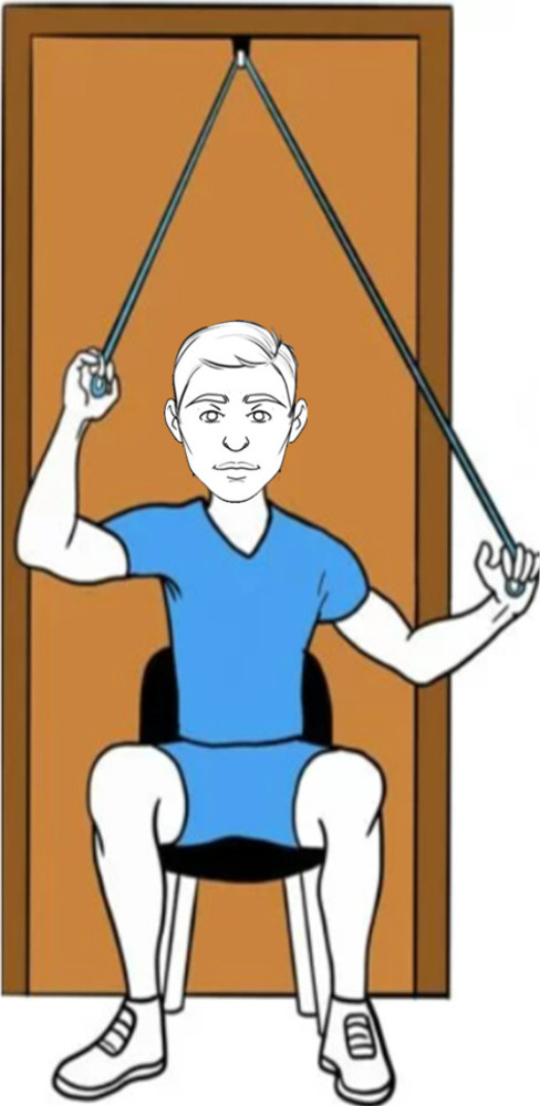 VERNIE Shoulder Exercise Hand Pulley Orange Freestyle Skipping