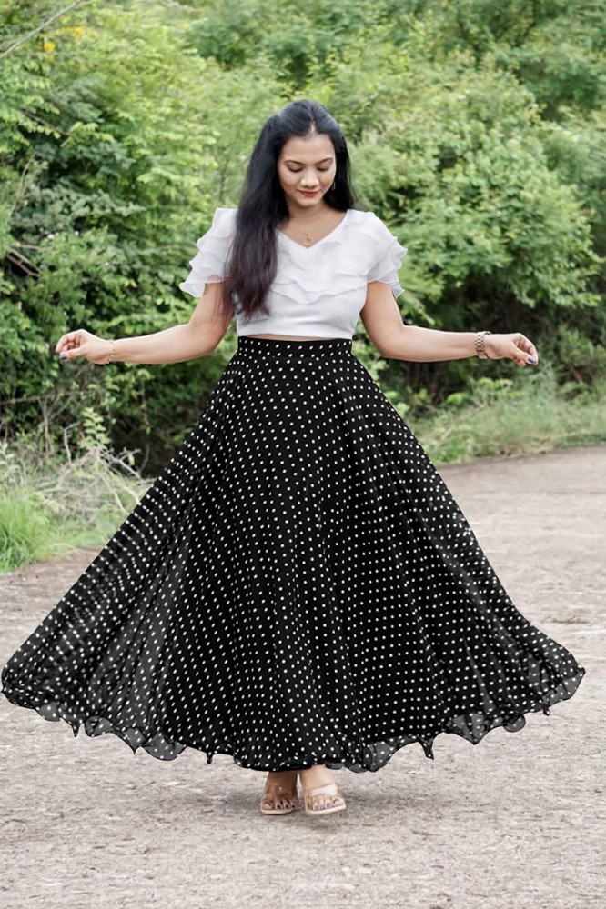 Long skirt with crop top and jacket flipkart best sale