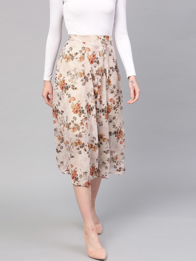 Floral 2024 skirt knee