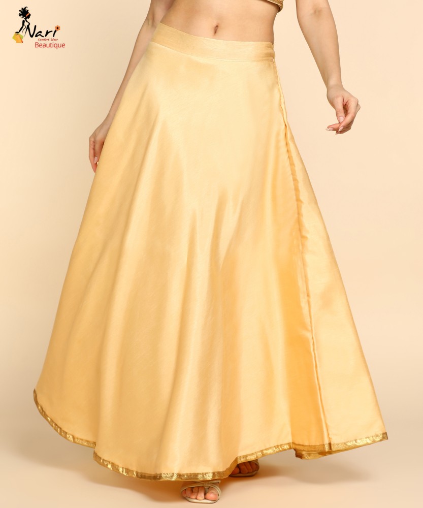 DRASHMIZE Solid Women Flared Gold Skirt Buy DRASHMIZE Solid Women Flared Gold Skirt Online at Best Prices in India Flipkart