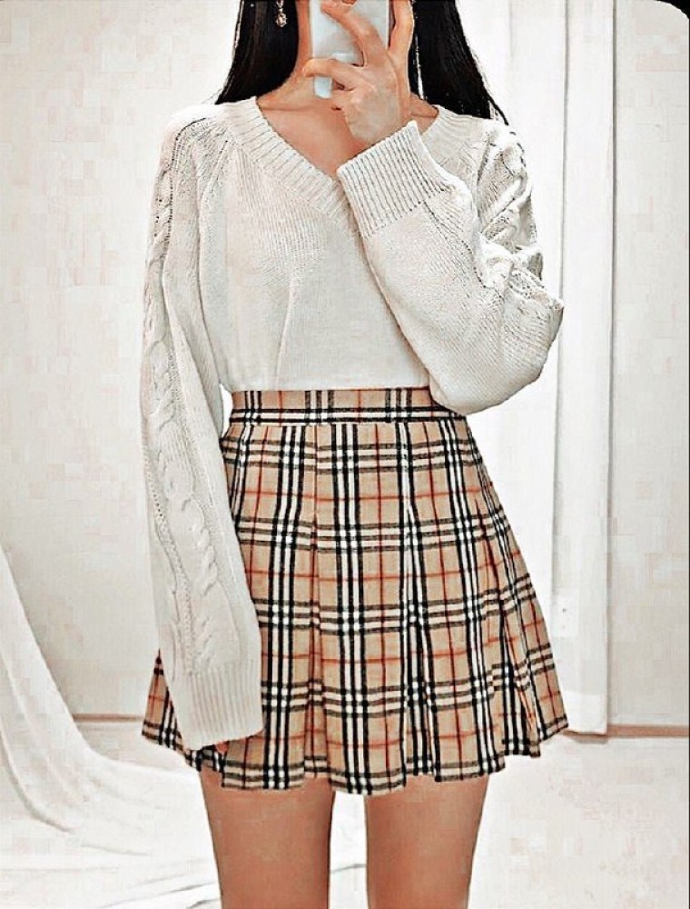 brown skirt online