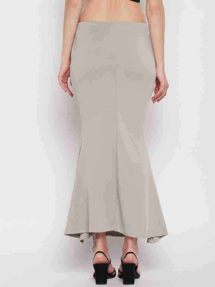 Poly Cotton Lycra Petticoat Saree Shapewear Inskirt - White – The Pajama  Factory