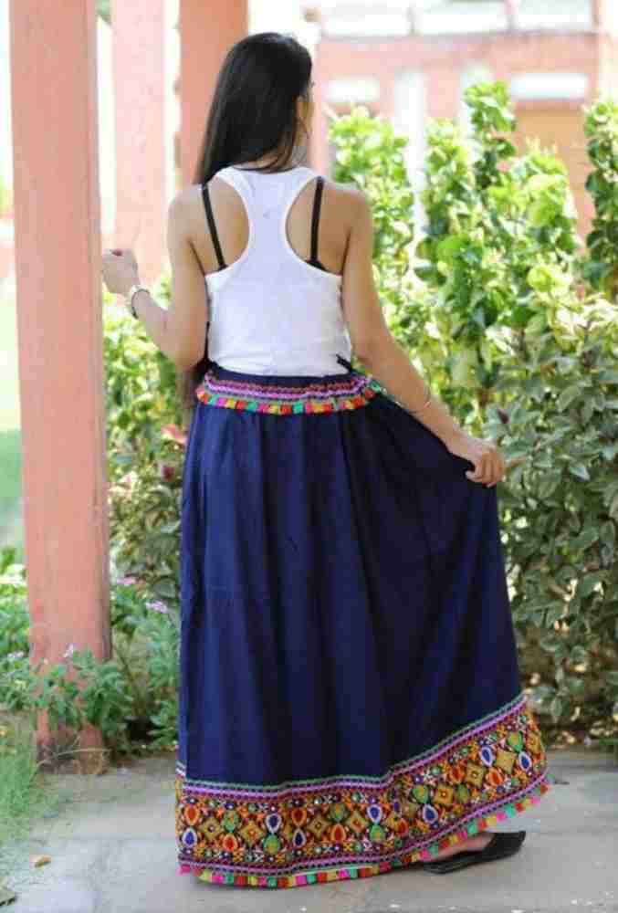 Mirror work outlet long skirts