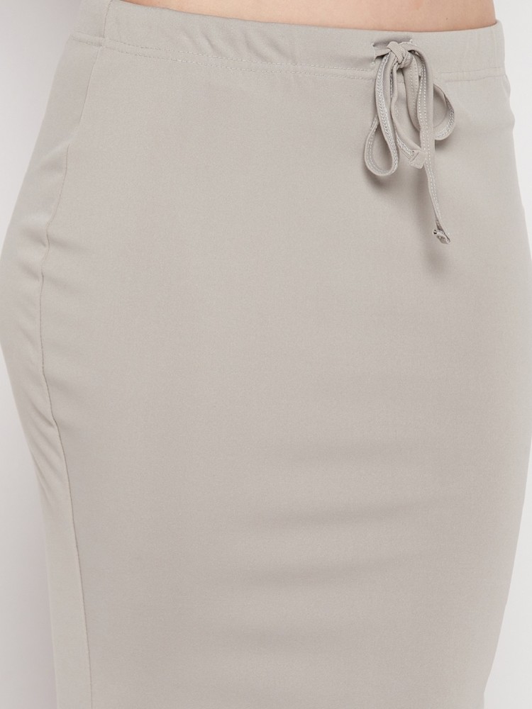 Poly Cotton Lycra Petticoat Saree Shapewear Inskirt - Dark Grey – The  Pajama Factory