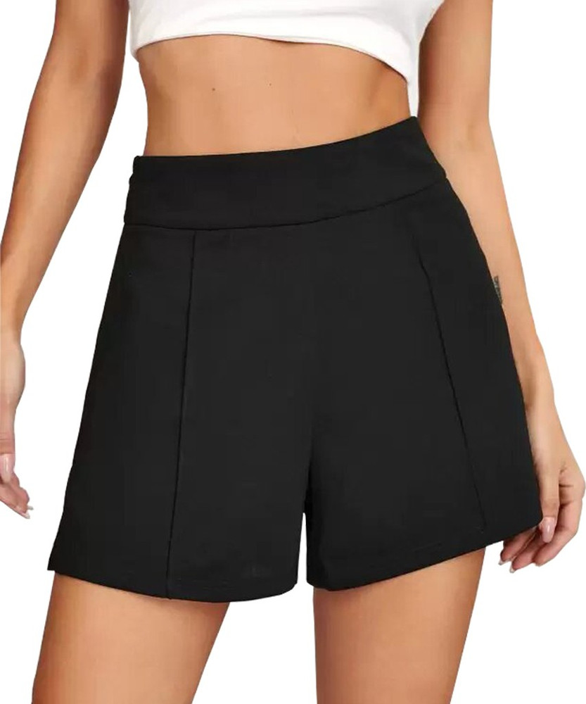 TINY TOY Solid Women Regular Black Skirt Buy TINY TOY Solid