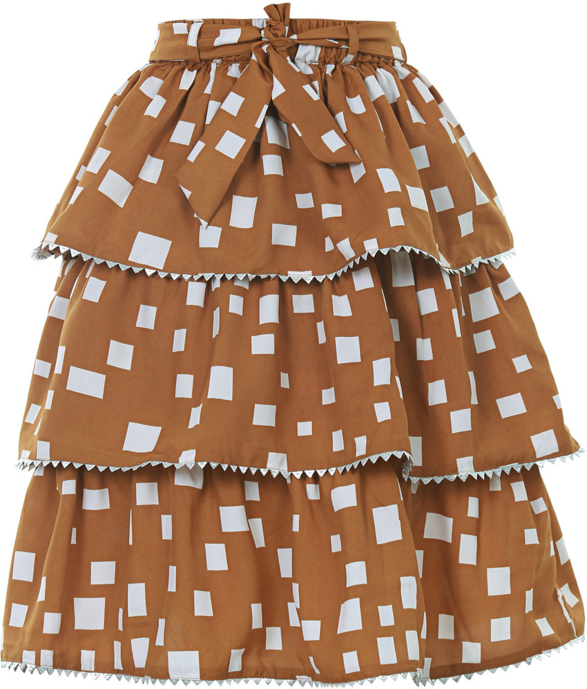 Hunoor Solid Girls Pleated Brown Skirt Buy Hunoor Solid Girls Pleated Brown Skirt Online at Best Prices in India Flipkart