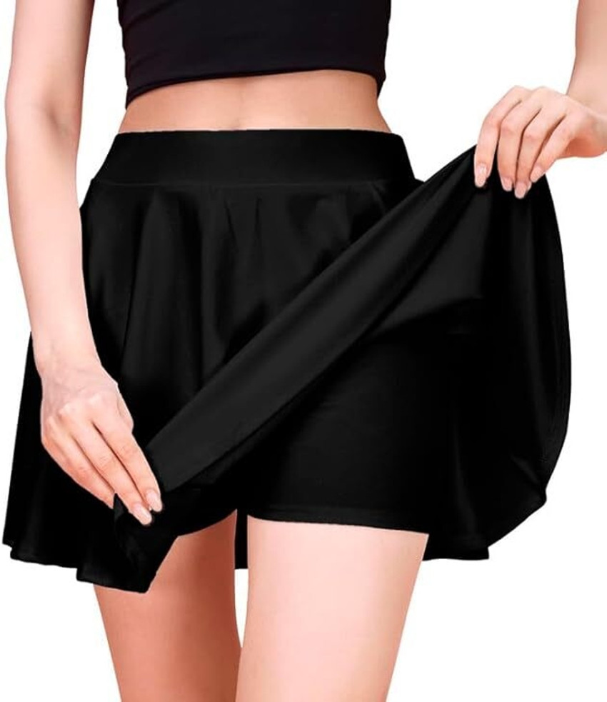 sanket synthetics Solid Women Flared Black Skirt Buy sanket synthetics Solid Women Flared Black Skirt Online at Best Prices in India Flipkart