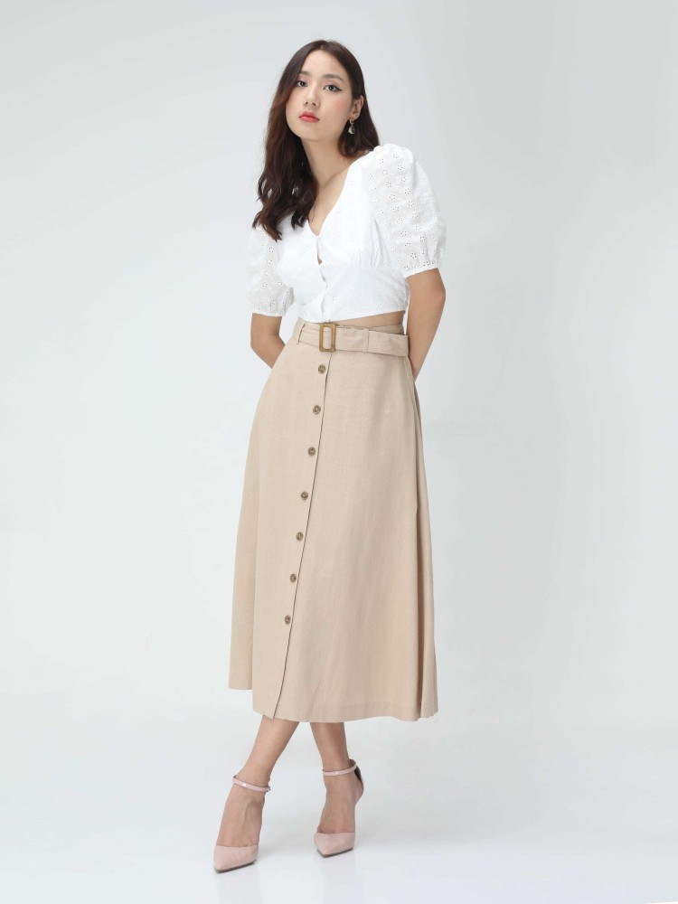 Knee length clearance skirts flipkart