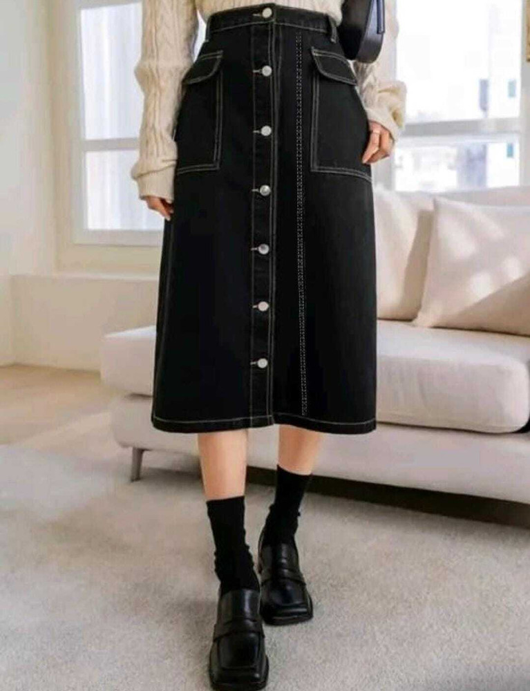 one amore Solid Women Straight Black Skirt Buy one amore Solid Women Straight Black Skirt Online at Best Prices in India Flipkart