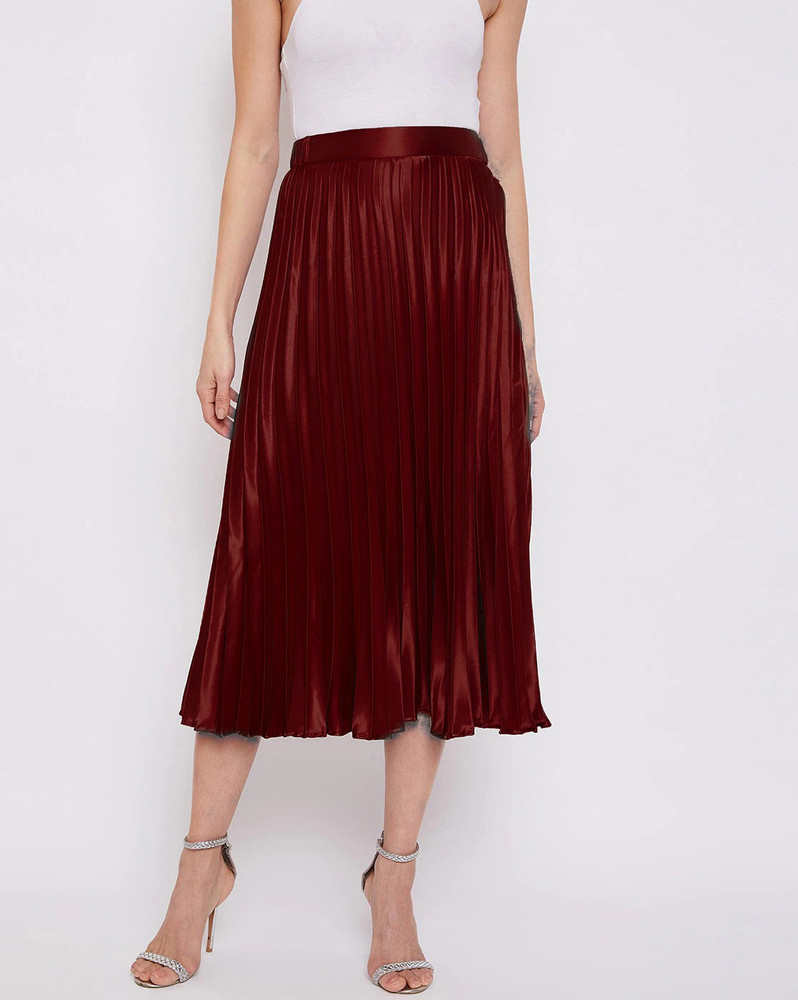 Maroon skirt online india clearance