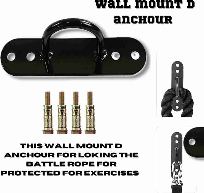 FIRE FITNESS wall mount d anchour battle rope hook for home solid