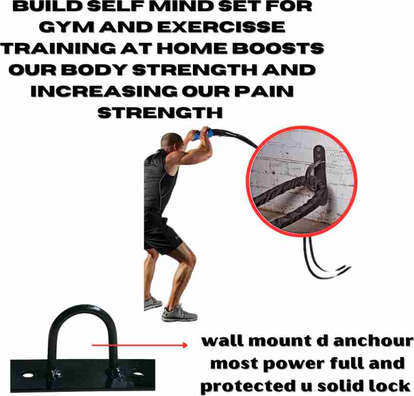 FIRE FITNESS Battle Rope Anchour Kit Cross fit Training Exercise wall mount  equipment Slackline Ground Screw Price in India - Buy FIRE FITNESS Battle  Rope Anchour Kit Cross fit Training Exercise wall