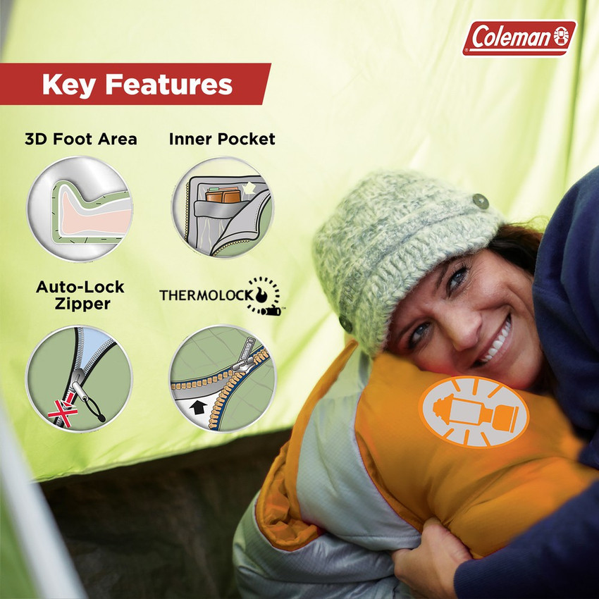 Coleman silverton top 150 sleeping bag