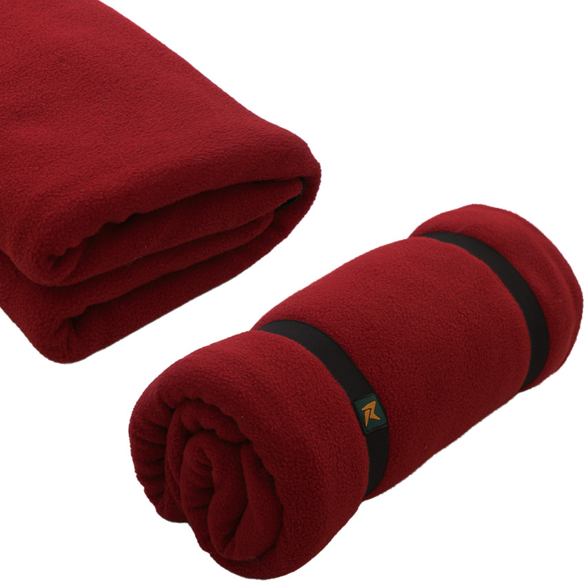 Rocksport Fleece Sleeping bag cum blanket for Train Travel Camping