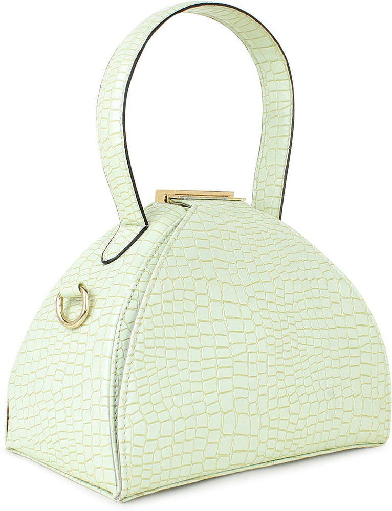 SPICE ART Green Sling Bag Triangle Shape Sling Bag for Women