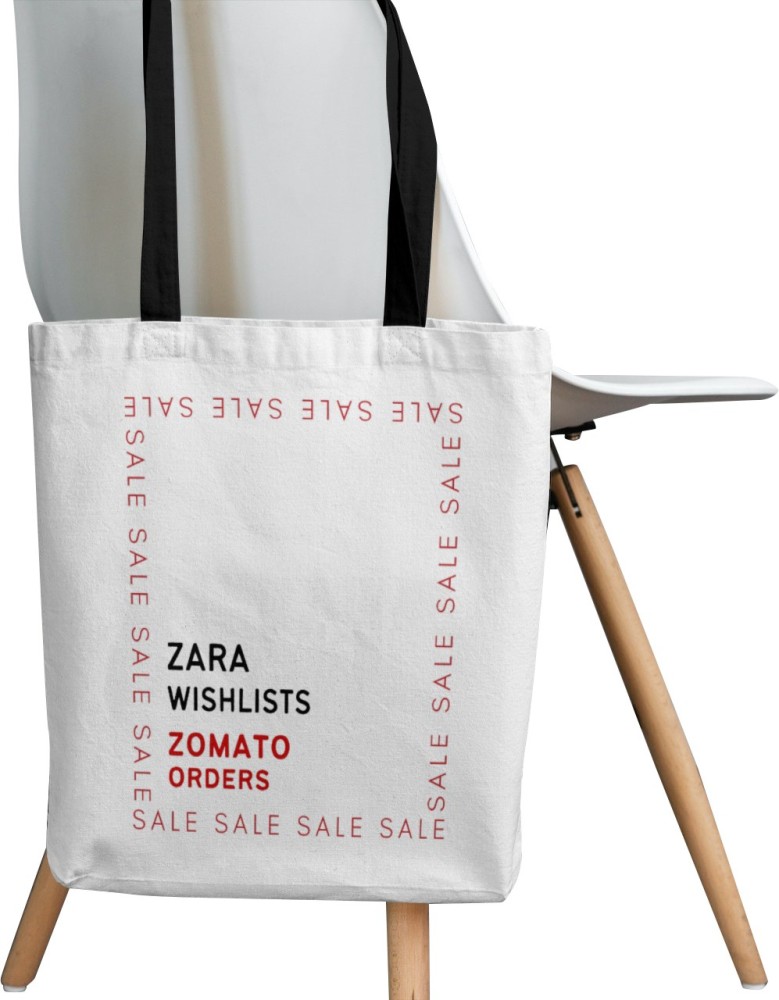 NYRABESPOKE Stylish Eco-Friendly Canvas Tote Bags with Zipper Natural and  Organic Cotton Tote Bag Ideal for Everyday Use, Travel, Women's and College