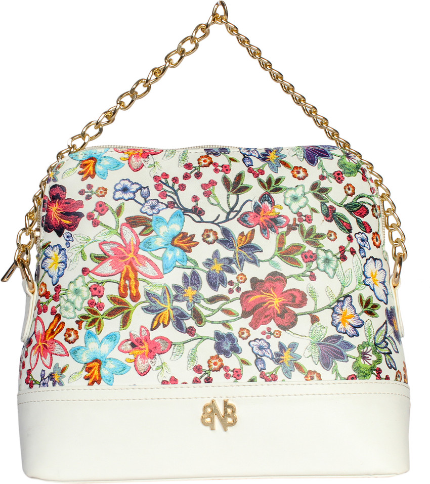 Floral print sling bags sales