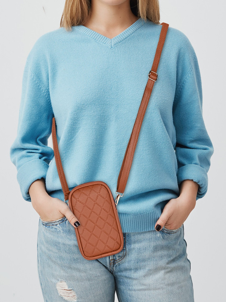 Pramadda Pure Luxury Tan Messenger Bag Faux Leather Stylish Mobile Side Crossbody Sling Bag For Women Travel Royal Tan Price in India Flipkart