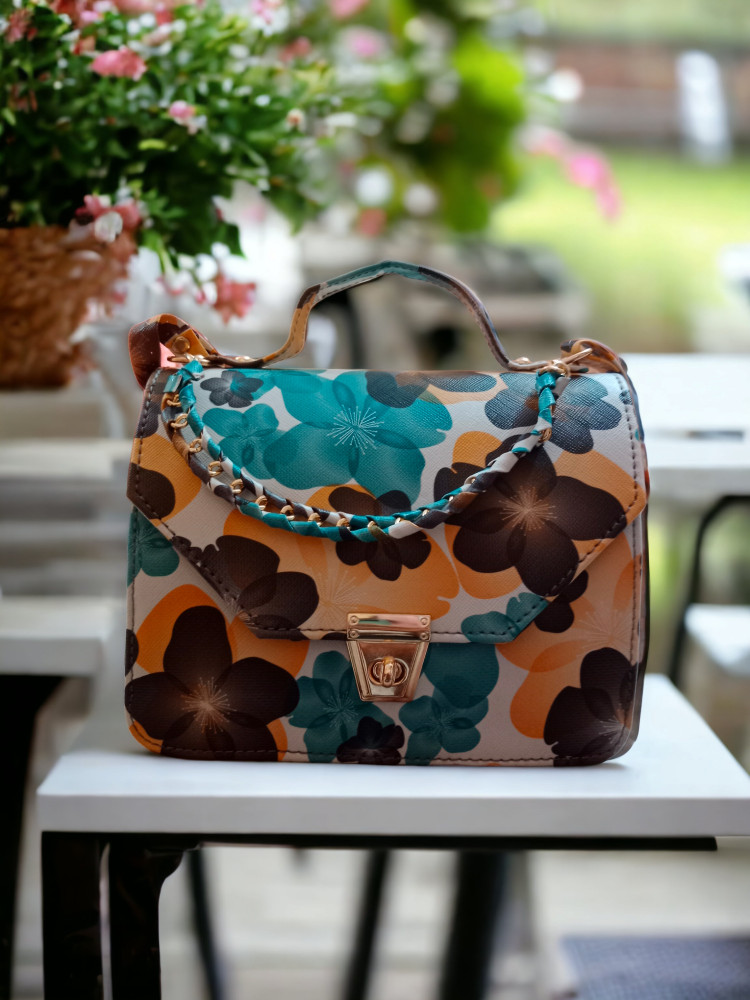 CELED Yellow Sling Bag floral Sling Bag yellow Price in India Flipkart