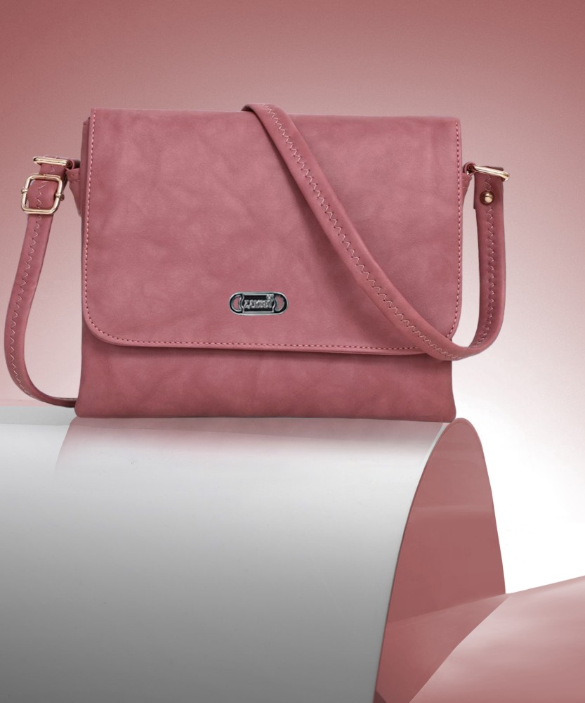 Pink shop sling bag