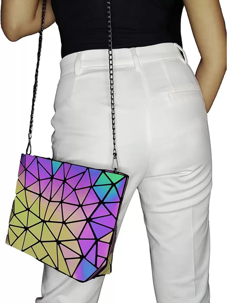 Holographic sling bag deals