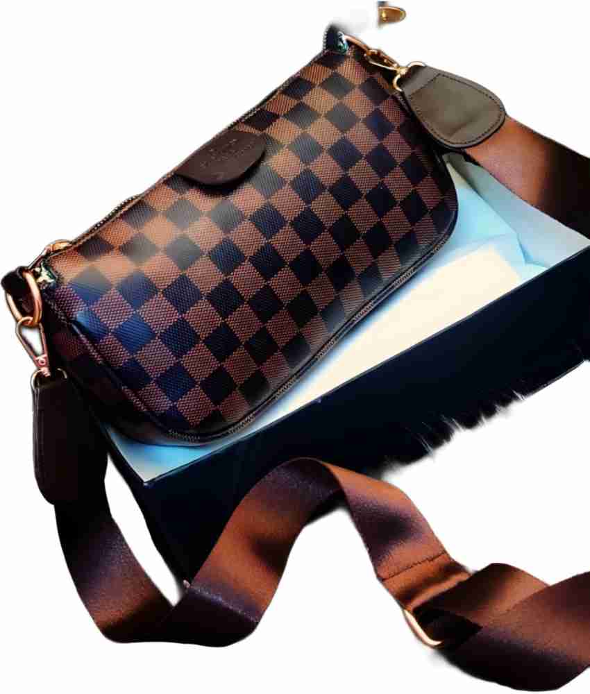 LOUIS VUITTON Compact Messenger Bag Shoulder Crossbody Unisex Mens Monogram  LV