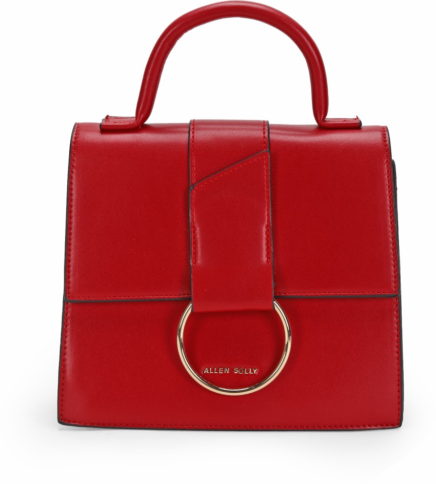 allen solly red sling bag