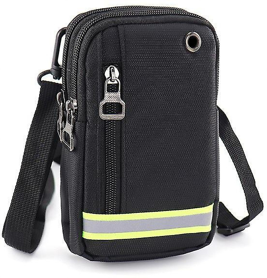 GOTEO Black Sling Bag Sling Crossbody Bag Mobile Phone Passport Holder Travel Black Price in India Flipkart