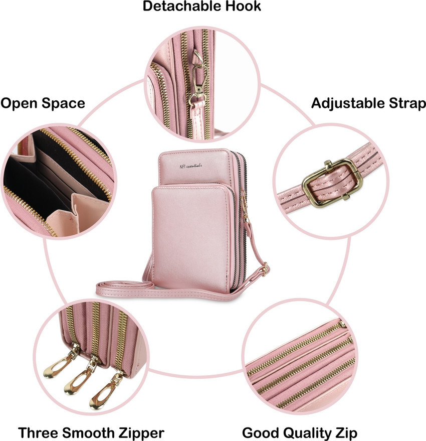 Women solid pu leather clutch bag hotsell card bag phone bag crossbody bag
