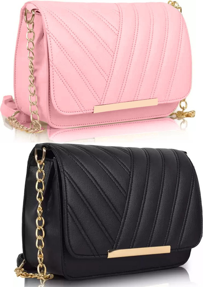 Sling bag discount with chain strap