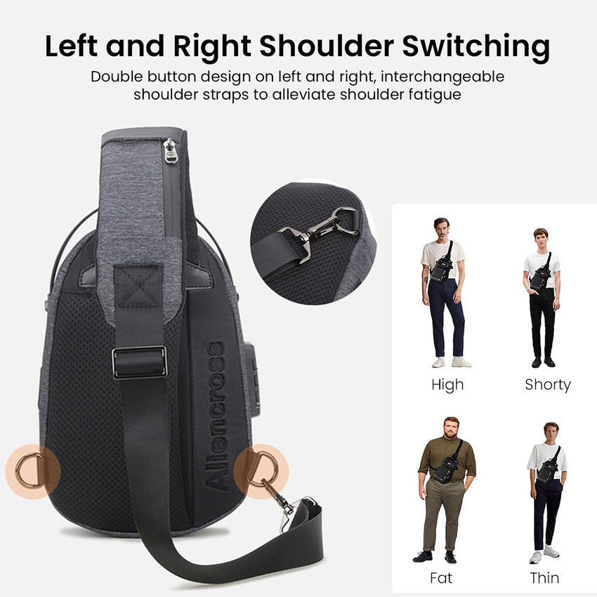 PALAY Sling Bag for Men Fashion Hard Case Side Bag with Combination Lock Anti theft 2.5 L Backpack Black Price in India Flipkart