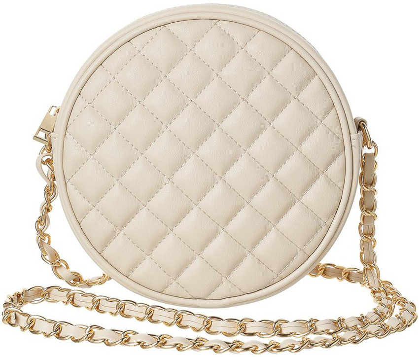 Round white handbag sale