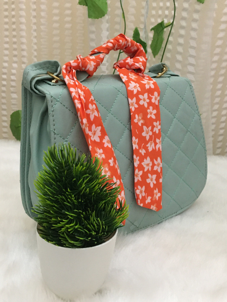quirkynuf Green Sling Bag QUIRKY RETRO THEME SLING BAG WITH