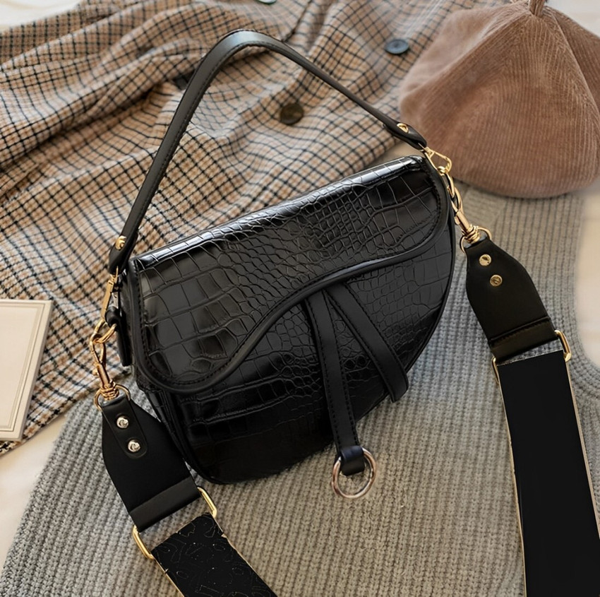 LIZIQI Black Sling Bag Stylish Trendy Branded Black Sling bag for women Black Side Bags for girls Black Price in India Flipkart