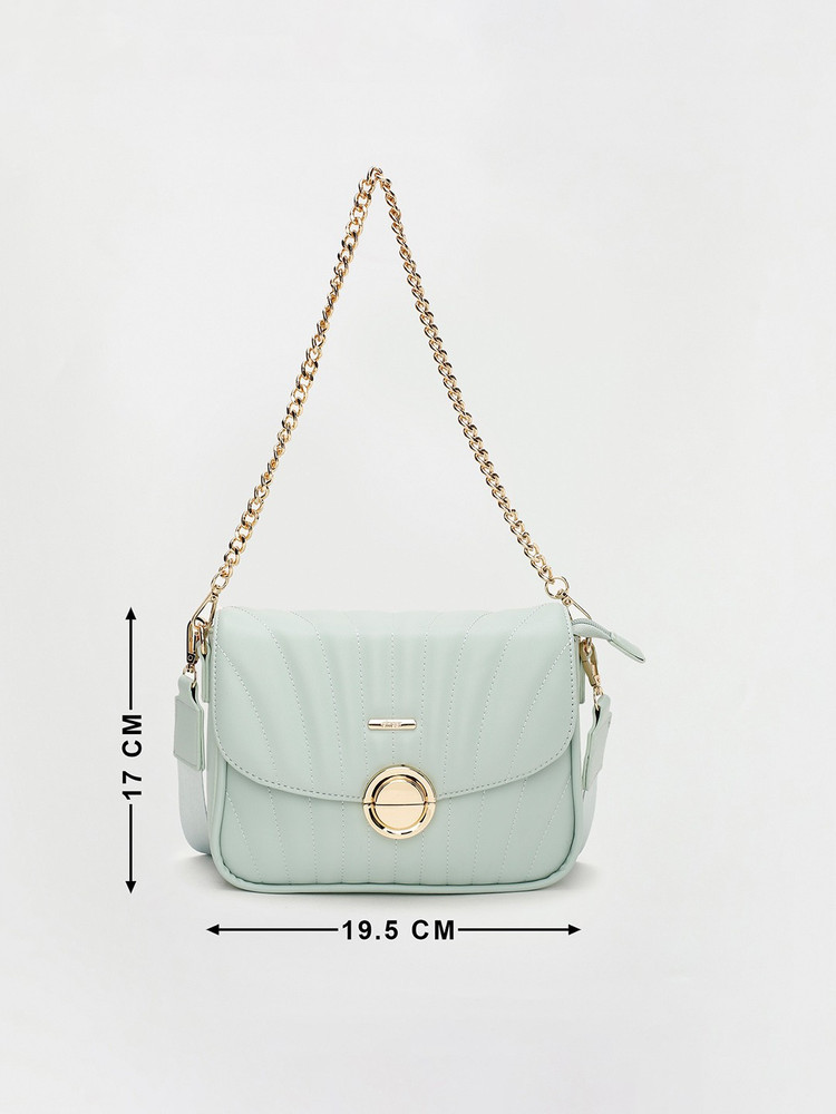 Ginger by Lifestyle Blue Sling Bag AV 80083 MINT Price in India