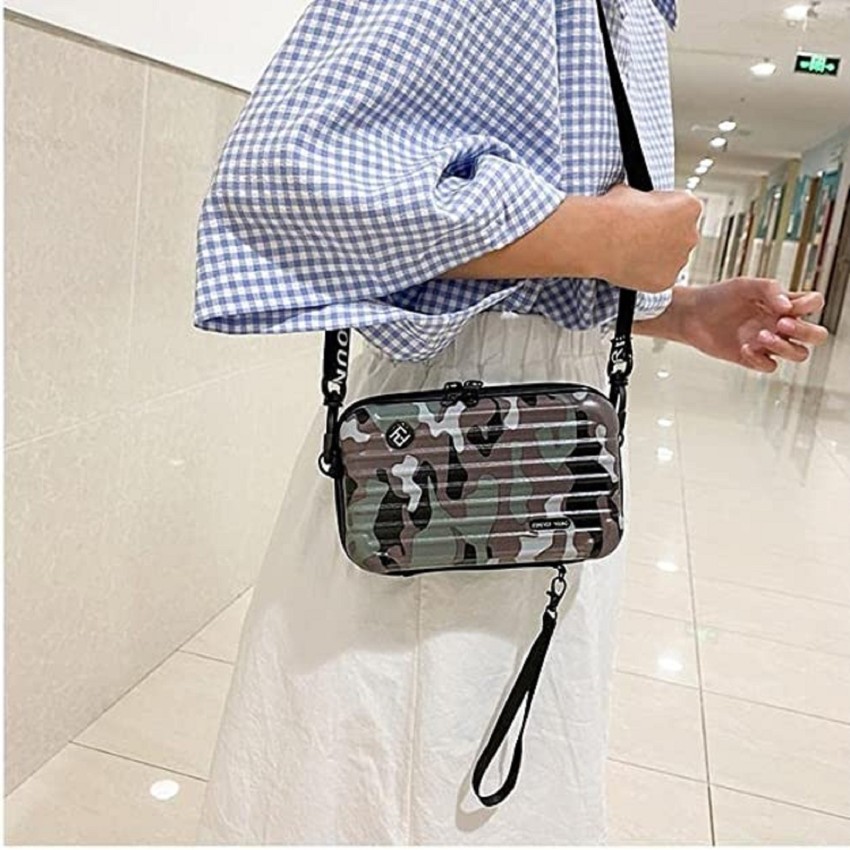 Carry Carat Box sling Bag , Mini Suitcase sling Bag