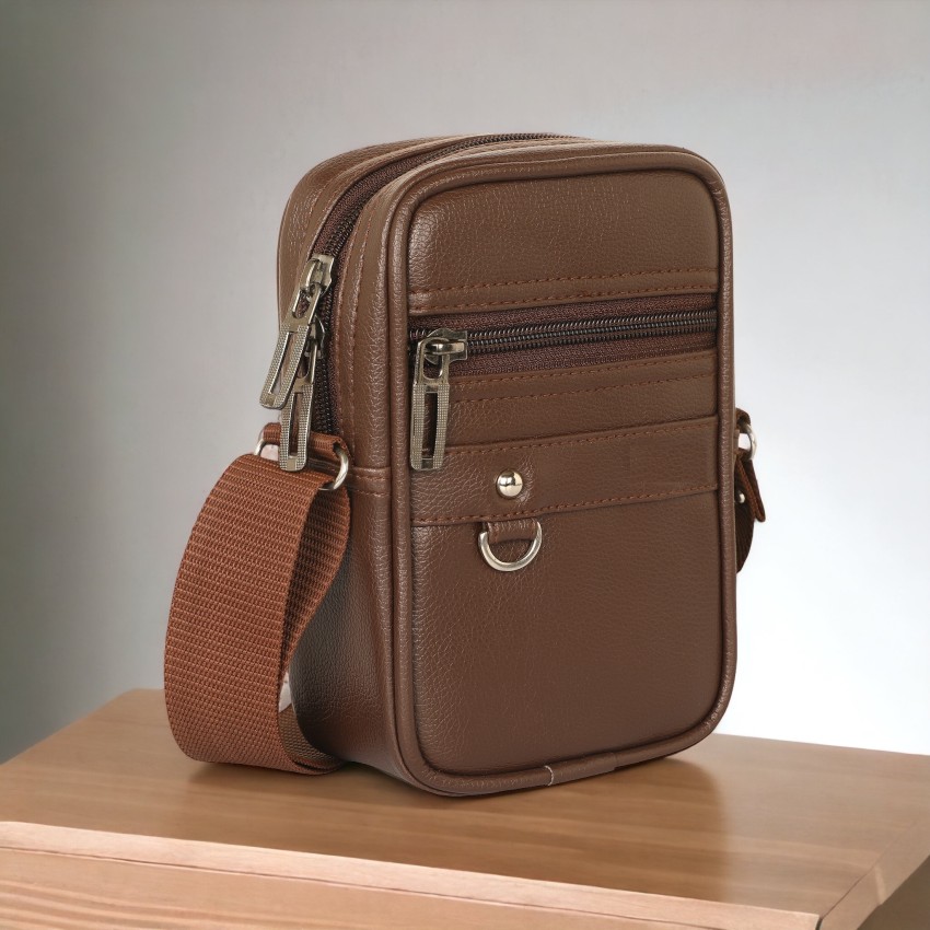 Mini Letter Graphic Sling Bag Fashionable Multi-Pocket Adjustable
