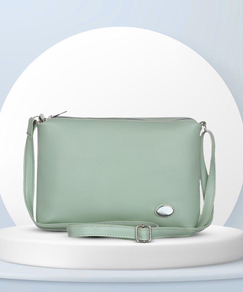 Leather Land Clear Sling Bag EGG SLING IN PISTA GREEN PISTA GREEN Price in India Flipkart