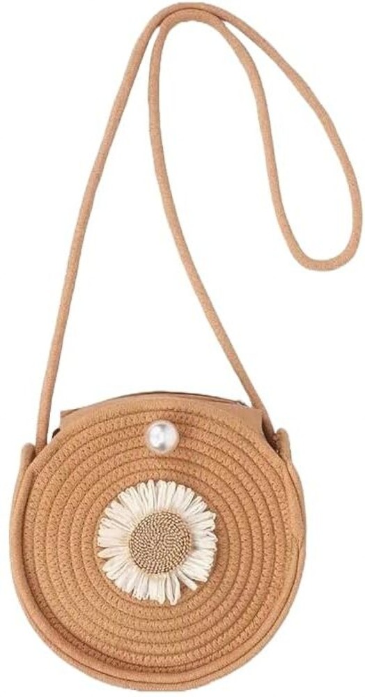 Jute sling bags round online