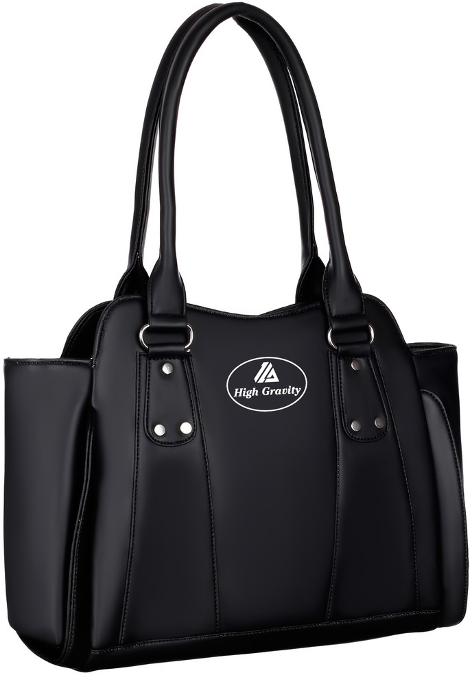 High Gravity Black Shoulder Bag Women Stylish Trendy Collage