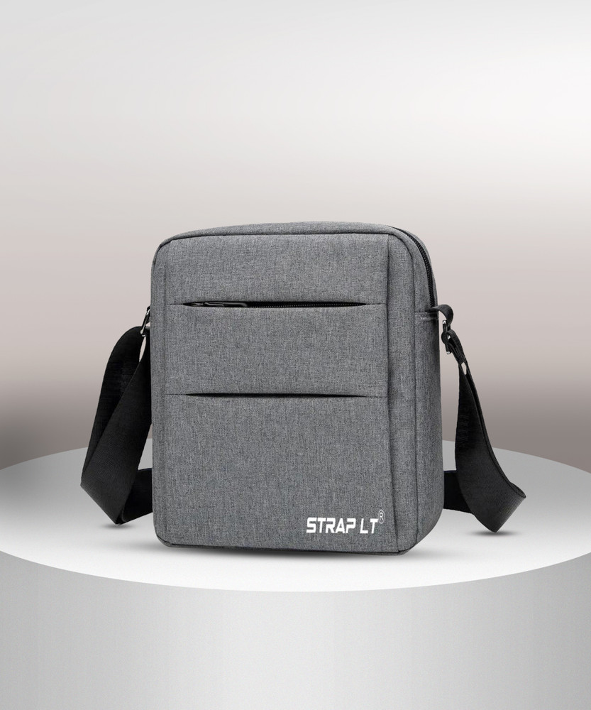 Straplt Grey Sling Bag Cross Body Messenger Shoulder Sling Bag for Men Women Messenger Bag