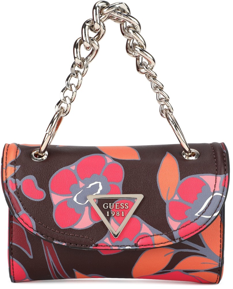 GUESS Multicolor Sling Bag LYRA RED FLORAL Price in India Flipkart