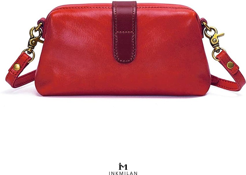 Inkmilan Red Rivet Box Crossbody Bag for Women: Buy Inkmilan Red Rivet Box Crossbody  Bag for Women Online at Best Price in India