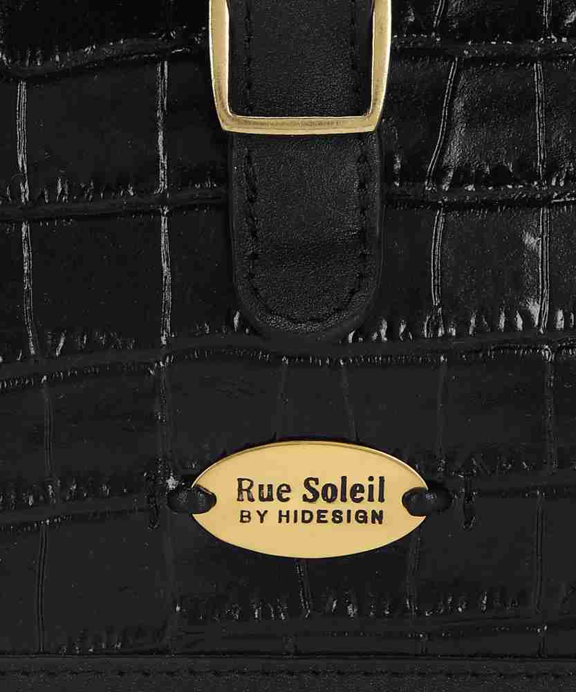 Rue Soleil by Hidesign Black Sling Bag ALSACE Black Price in