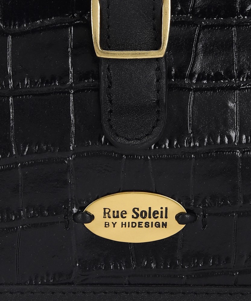 Rue Soleil by Hidesign Black Sling Bag ALSACE Black Price in