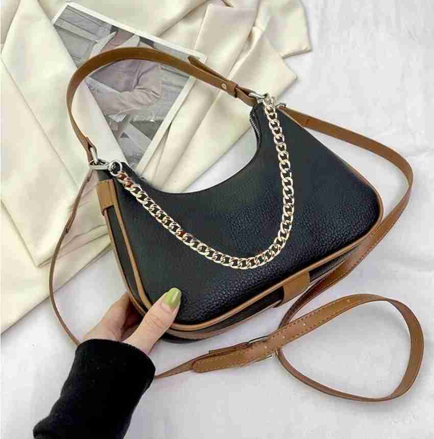 LIZIQI Black Sling Bag Designer Purse For Women Sling Bag Black Price in India Flipkart