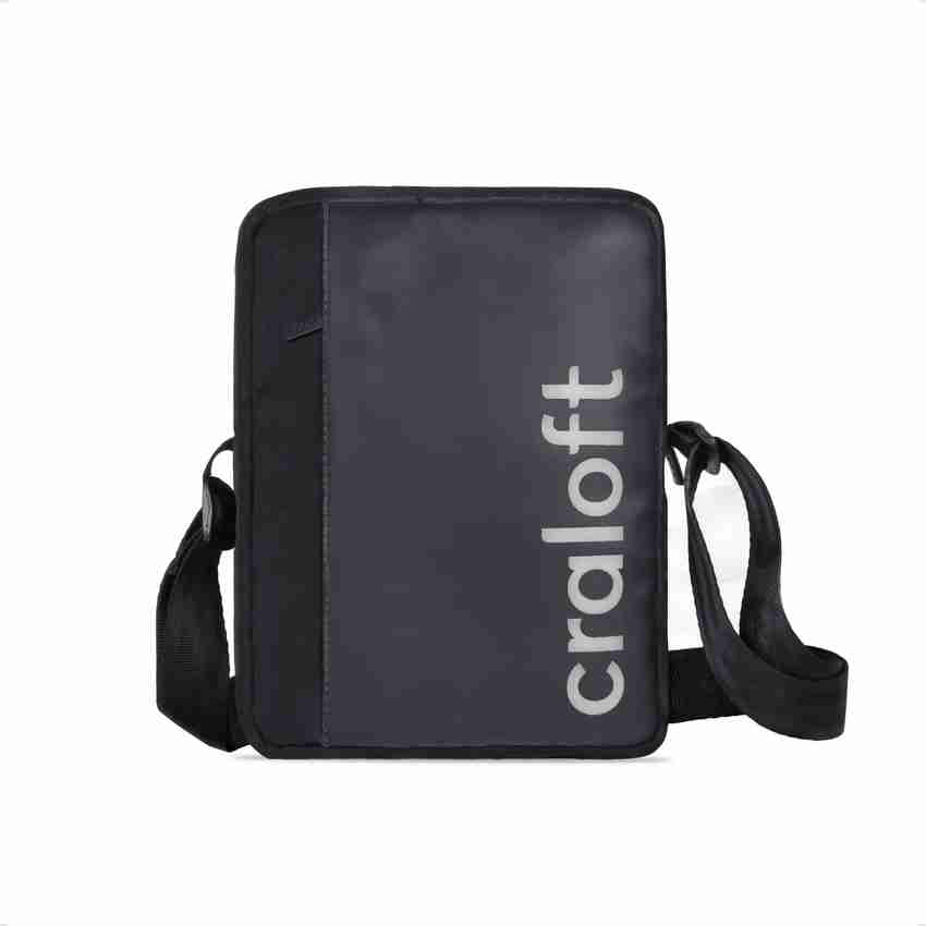 CRALOFT Black Sling Bag RexoFlex Premium Mini Sling Bag Small Side Travel Bag for Men S6 Black Price in India Flipkart