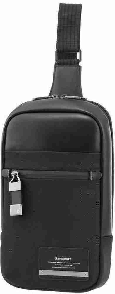 Samsonite Black Sling Bag VESTOR Sling Pack SAM VESTOR SLING PACK BLACK Black Price in India Flipkart