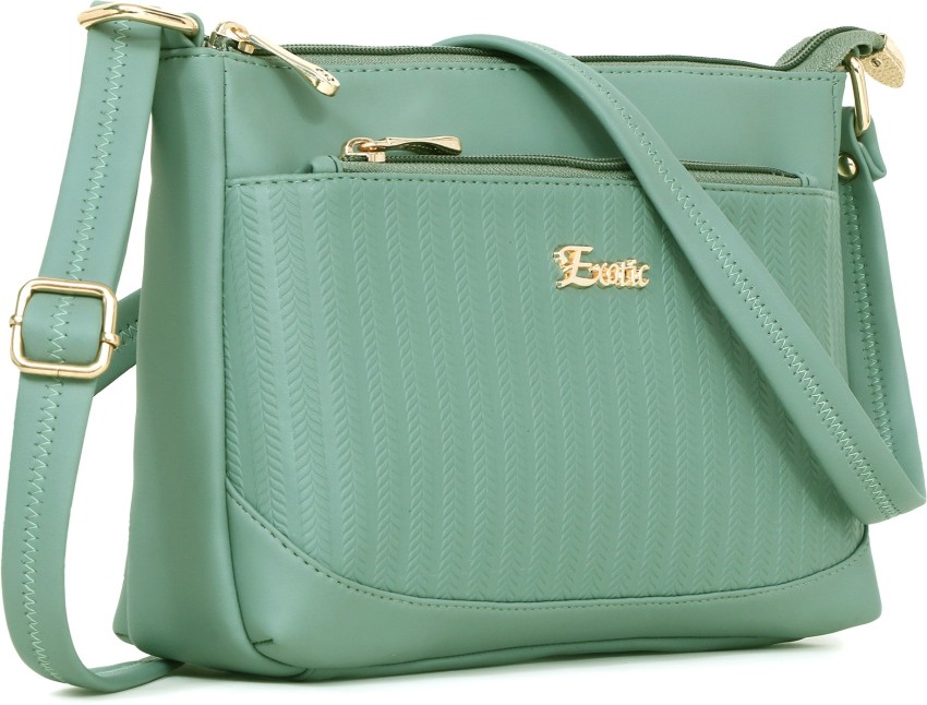 Exotic Green Sling Bag Pop colour Sling bag