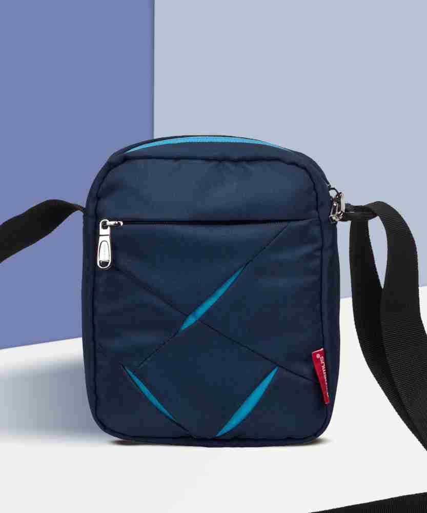 Cosmus Blue Sling Bag Small Sling Bag for Men Index Small Bag for Mobile Wallet Navy Blue T Blue